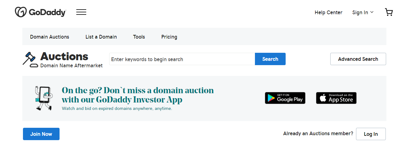 Buy and Sell domains